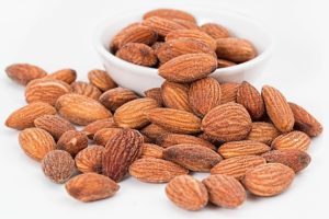 Almonds are healthy, but high calorie.
